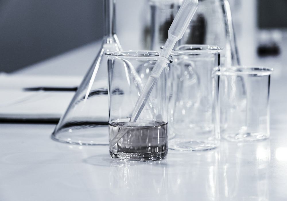 Glassware in the chemistry laboratory